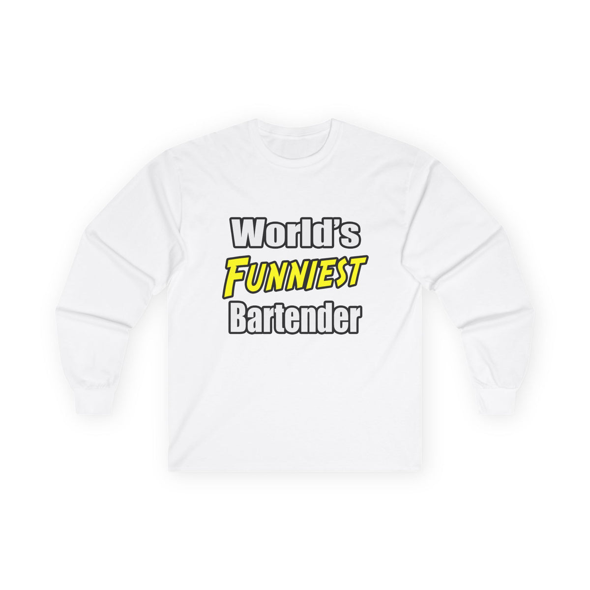 World's Funniest Bartender - Unisex Ultra Cotton Long Sleeve Tee