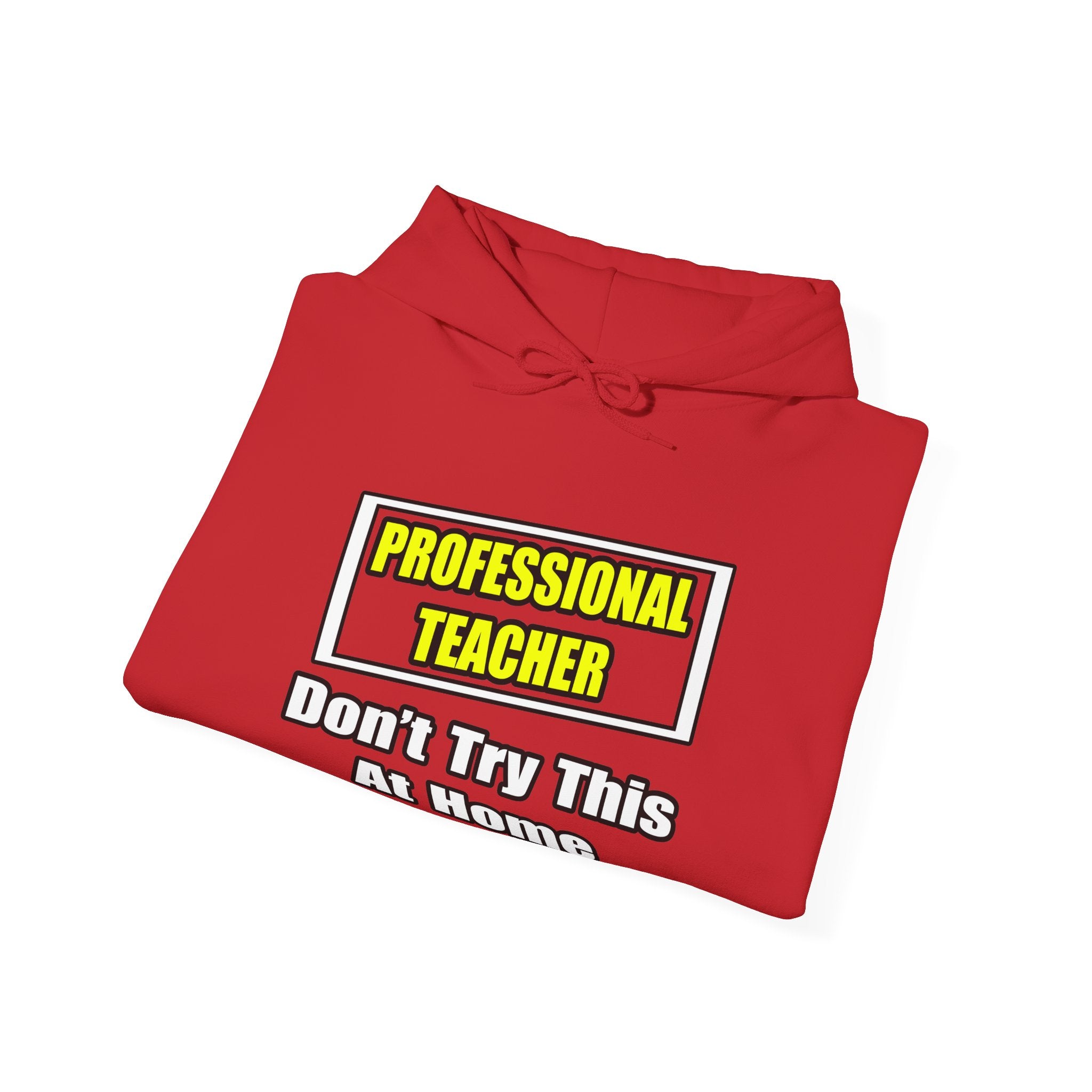Professional Teacher...Don't Try This At Home - Unisex Heavy Blend™ Hooded Sweatshirt