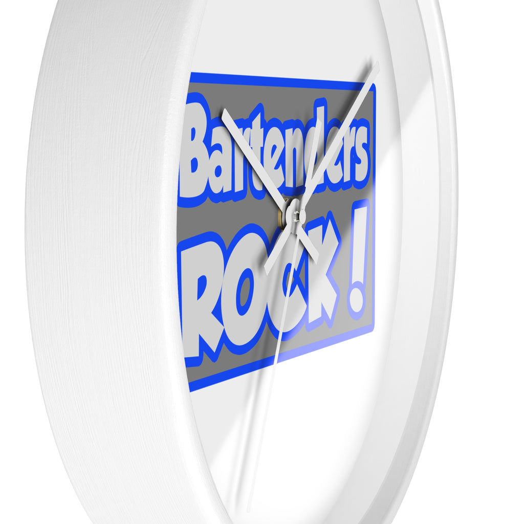 Bartenders Rock! - Wall Clock