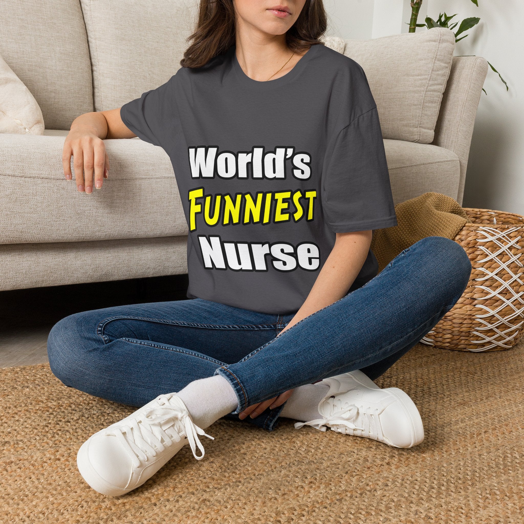 World's Funniest Nurse - Unisex Softstyle T-Shirt