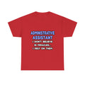 Miracles and Administrative Assistants - Unisex Heavy Cotton Tee