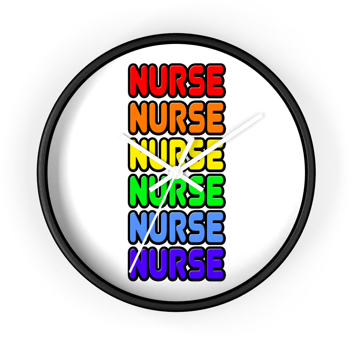 Rainbow Nurse - Wall Clock
