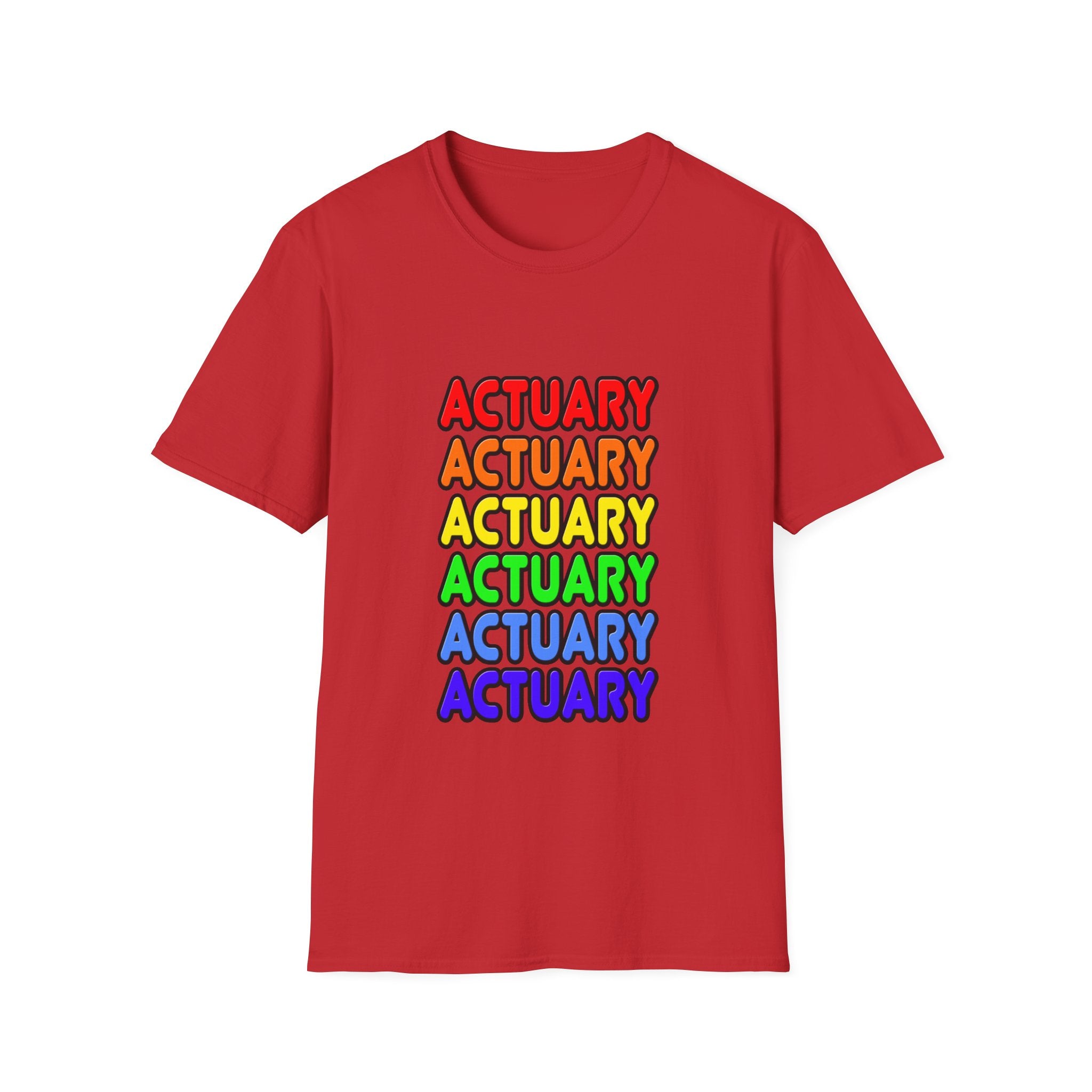 Rainbow Actuary - Unisex Softstyle T-Shirt