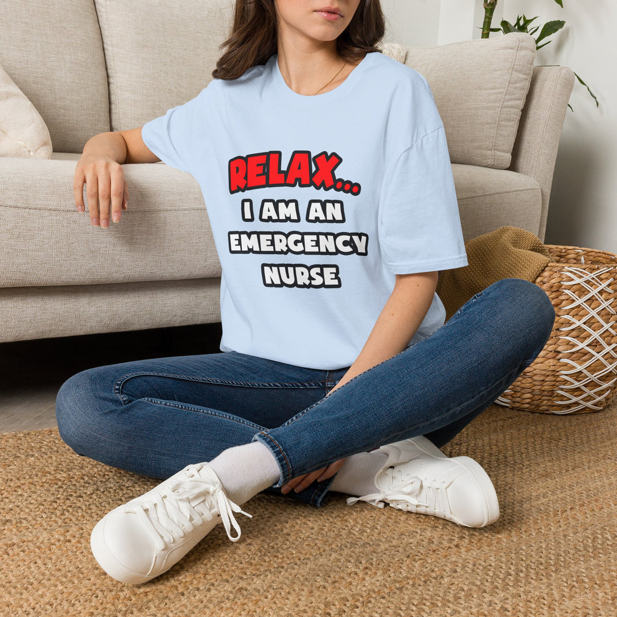 Relax ... I Am An Emergency Nurse - Unisex Softstyle T-Shirt