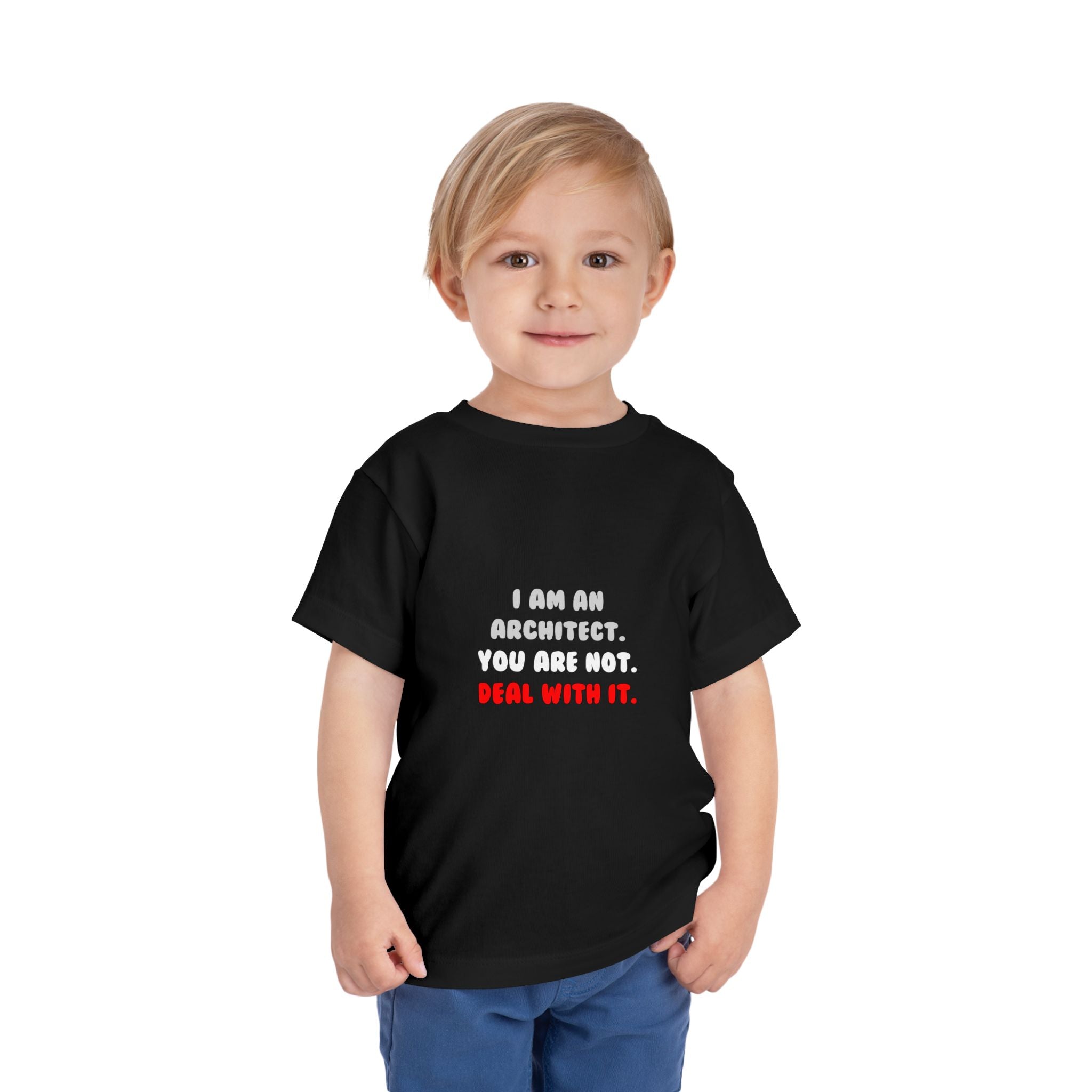 Deal With It ... Funny Architect - Toddler Short Sleeve Tee