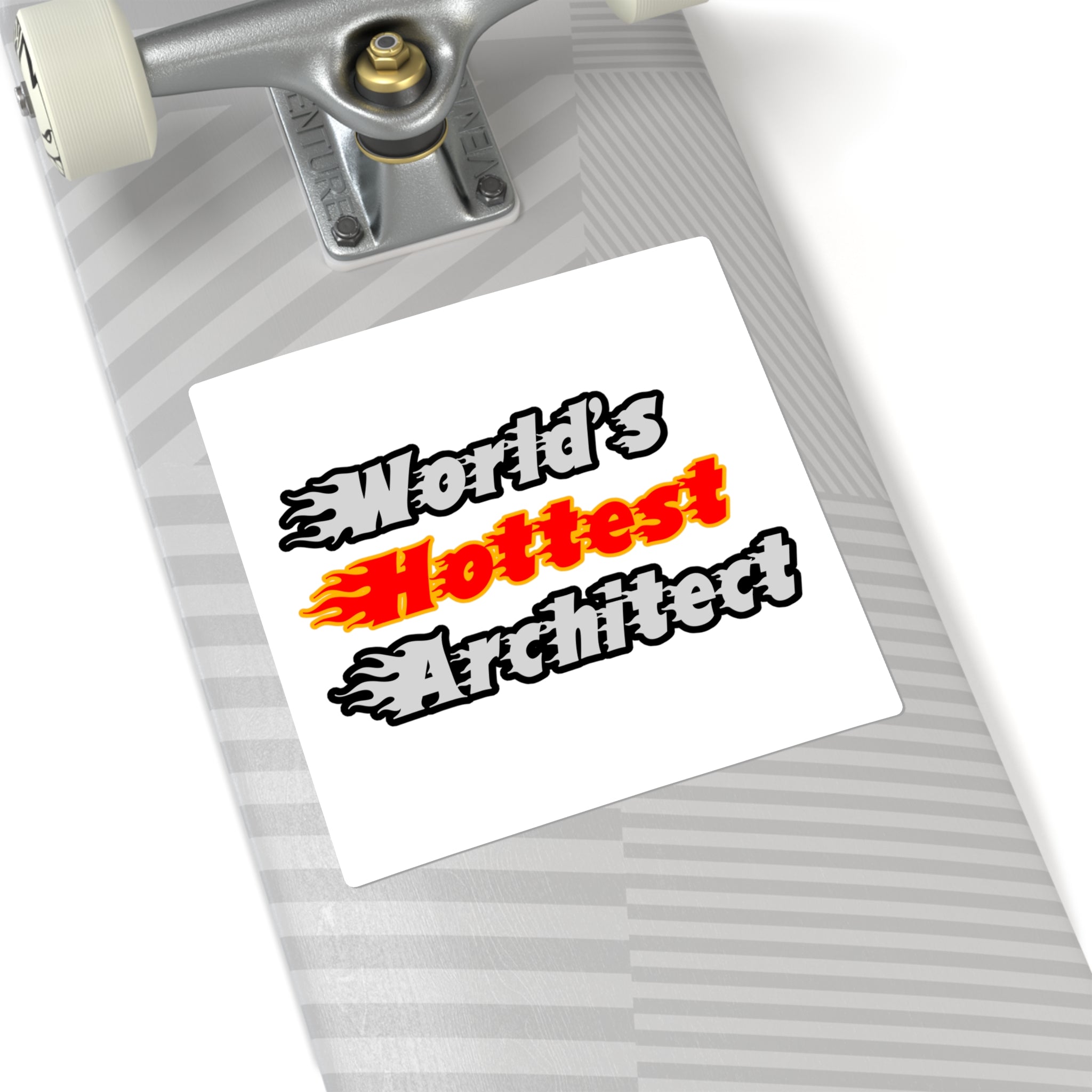 World's Hottest Architect - Square Stickers