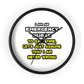 Funny Emergency Nurse T Shirts and Gifts - Wall Clock