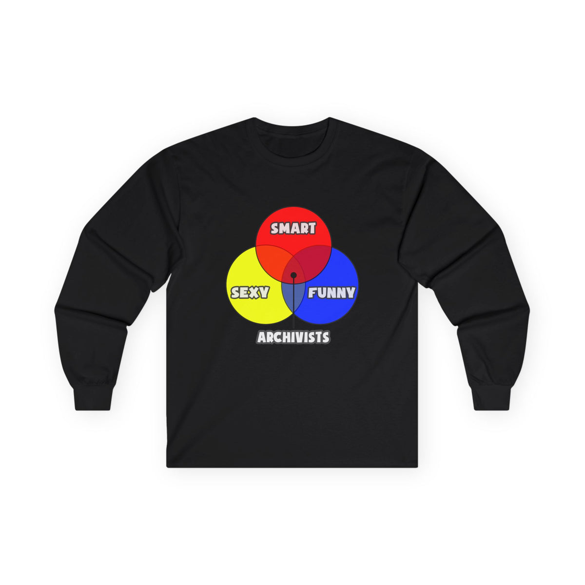 Venn Diagram .. Archivists - Unisex Ultra Cotton Long Sleeve Tee