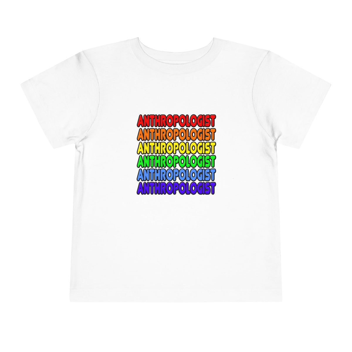 Rainbow Anthropologist - Toddler Short Sleeve Tee