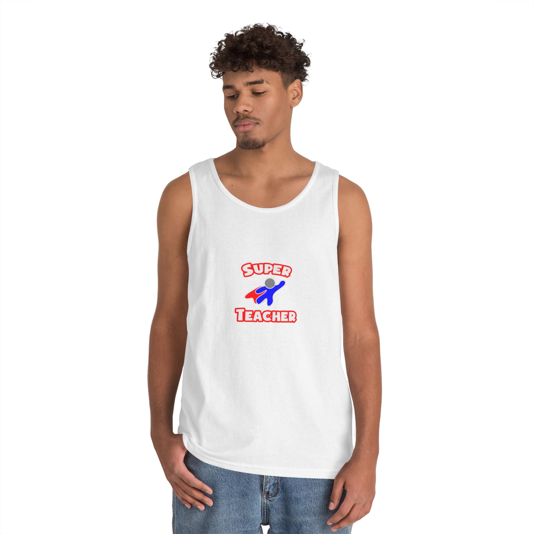 Super Teacher - Unisex Heavy Cotton Tank Top