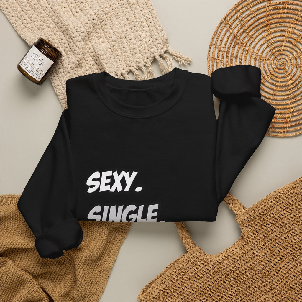 Sexy. Single. Bartender - Unisex Heavy Blend™ Crewneck Sweatshirt