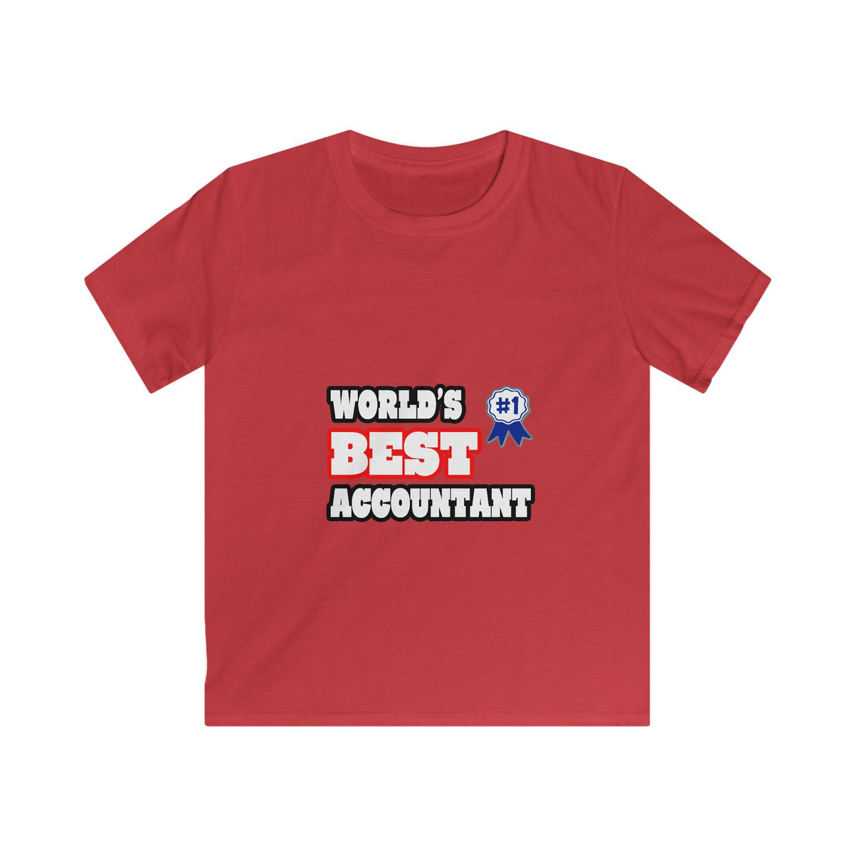 World's Best Accountant - Kids Softstyle Tee