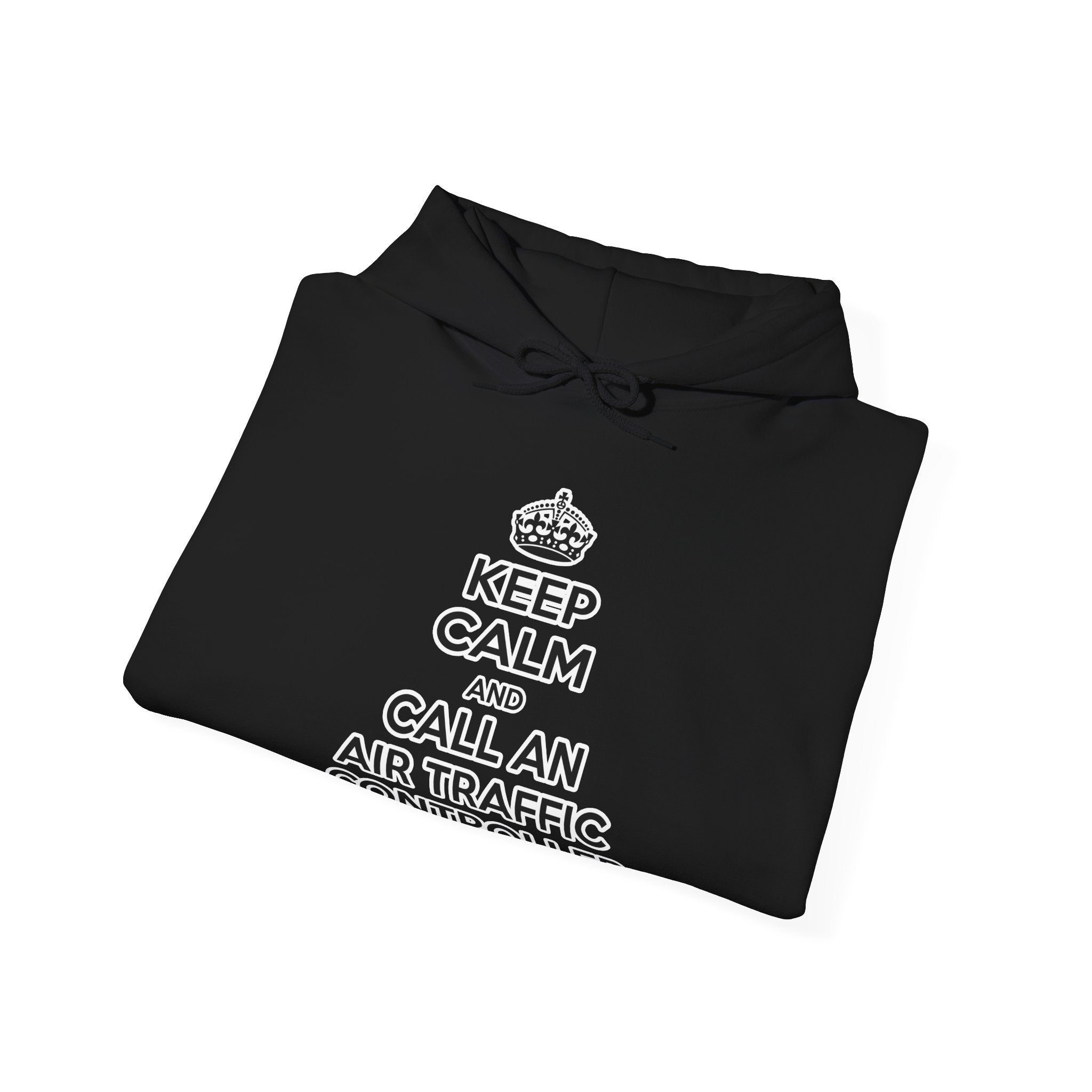 Keep Calm and Call an Air Traffic Controller - Unisex Heavy Blend™ Hooded Sweatshirt
