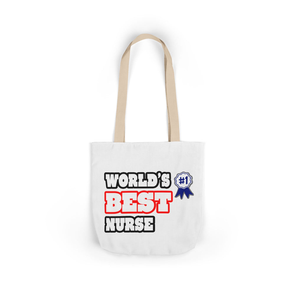 World's Best Nurse - Canvas Tote Bag, 5-Color Straps
