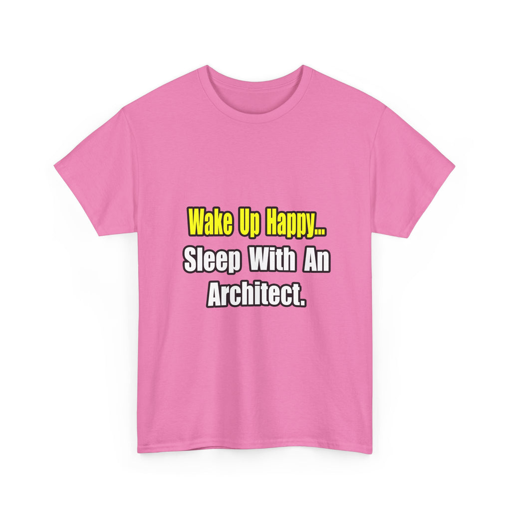 Sleep With an Architect - Unisex Heavy Cotton Tee