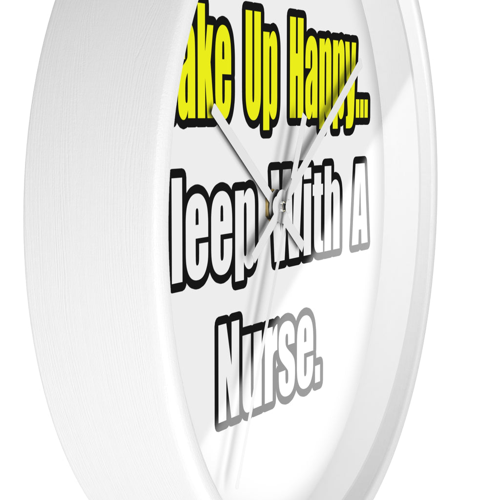 Sleep With a Nurse - Wall Clock