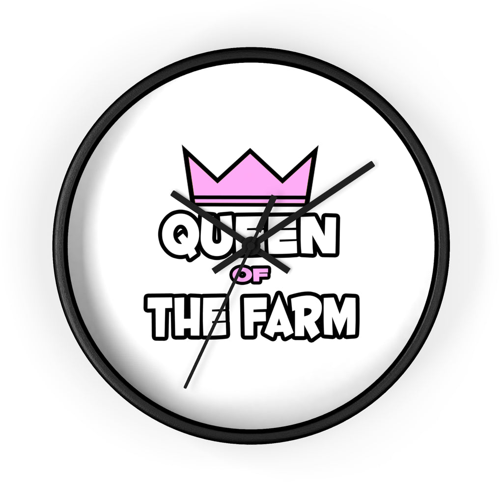 Queen of The Farm - Wall Clock