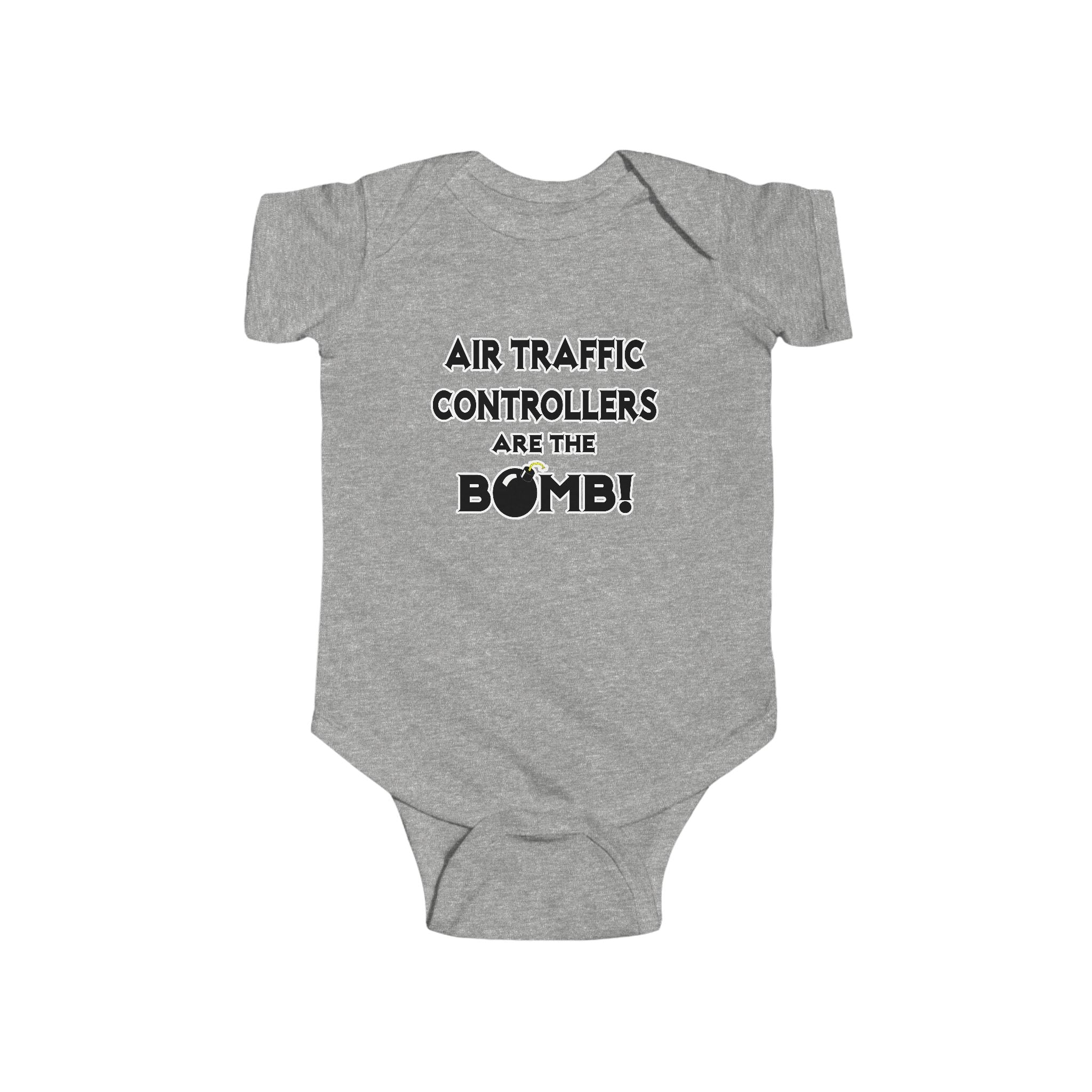 Air Traffic Controllers Are The Bomb! - Infant Fine Jersey Bodysuit