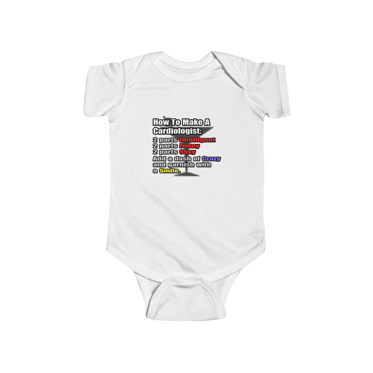 How To Make a Cardiologist - Infant Fine Jersey Bodysuit