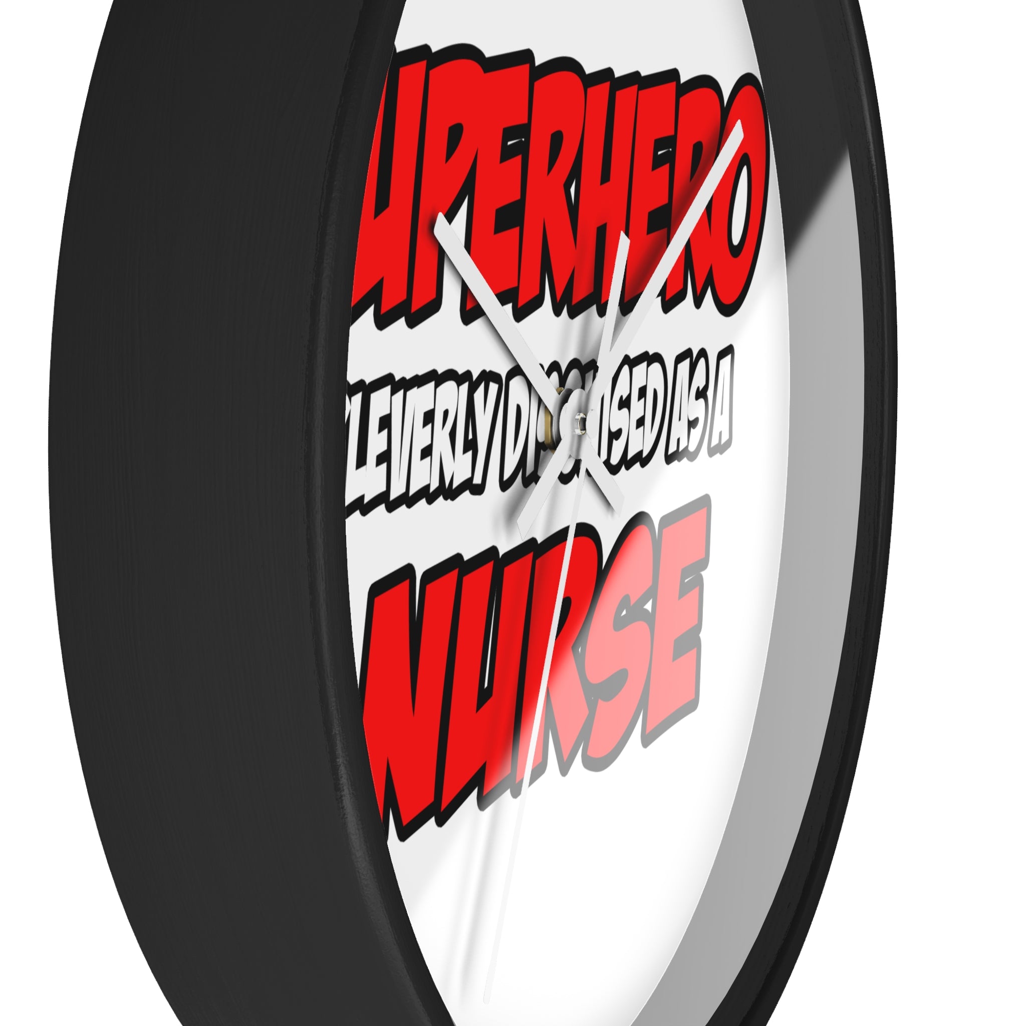 Superhero...Nurse - Wall Clock