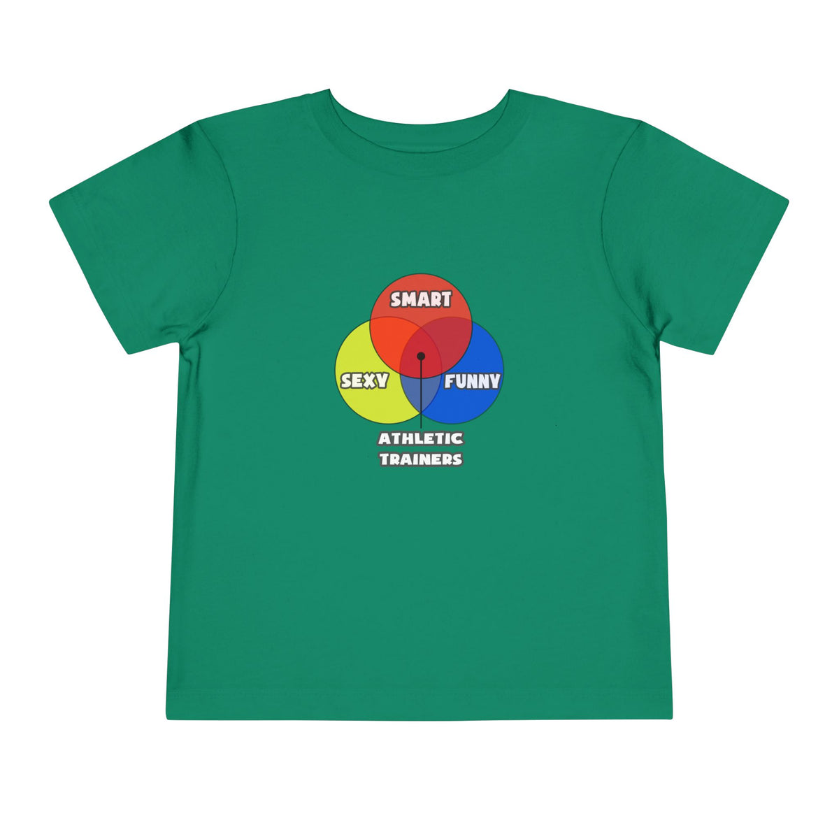 Venn Diagram .. Athletic Trainers - Toddler Short Sleeve Tee