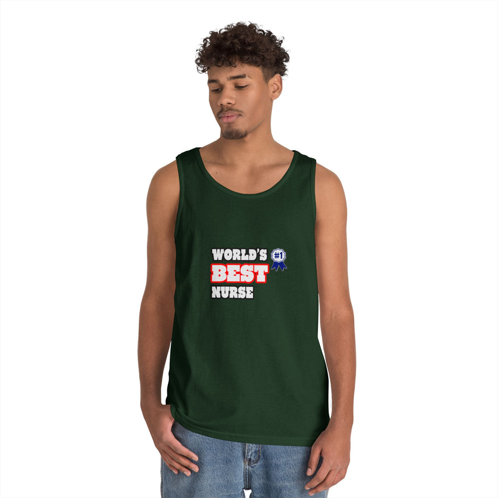 World's Best Nurse - Unisex Heavy Cotton Tank Top