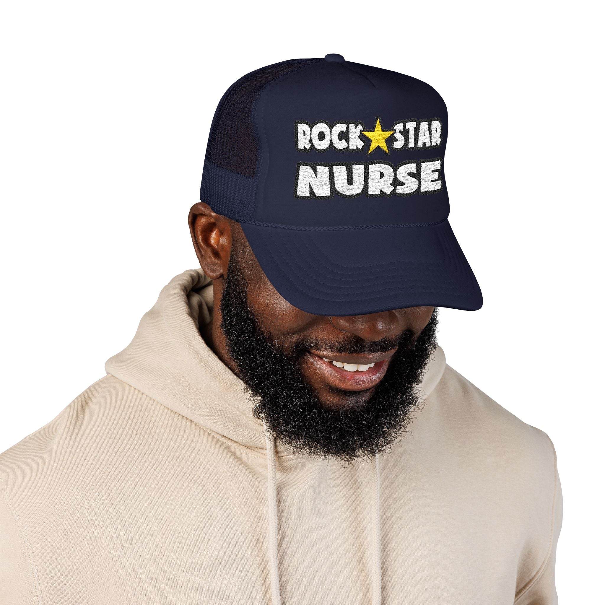 Rock Star Nurse (2) - Foam Trucker Hat