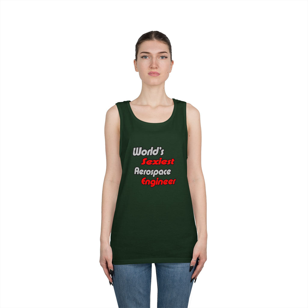 World's Sexiest Aerospace Engineer - Unisex Heavy Cotton Tank Top