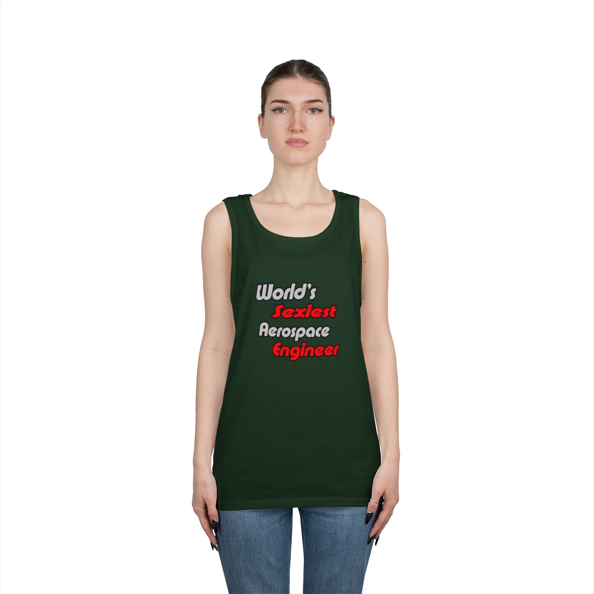 World's Sexiest Aerospace Engineer - Unisex Heavy Cotton Tank Top