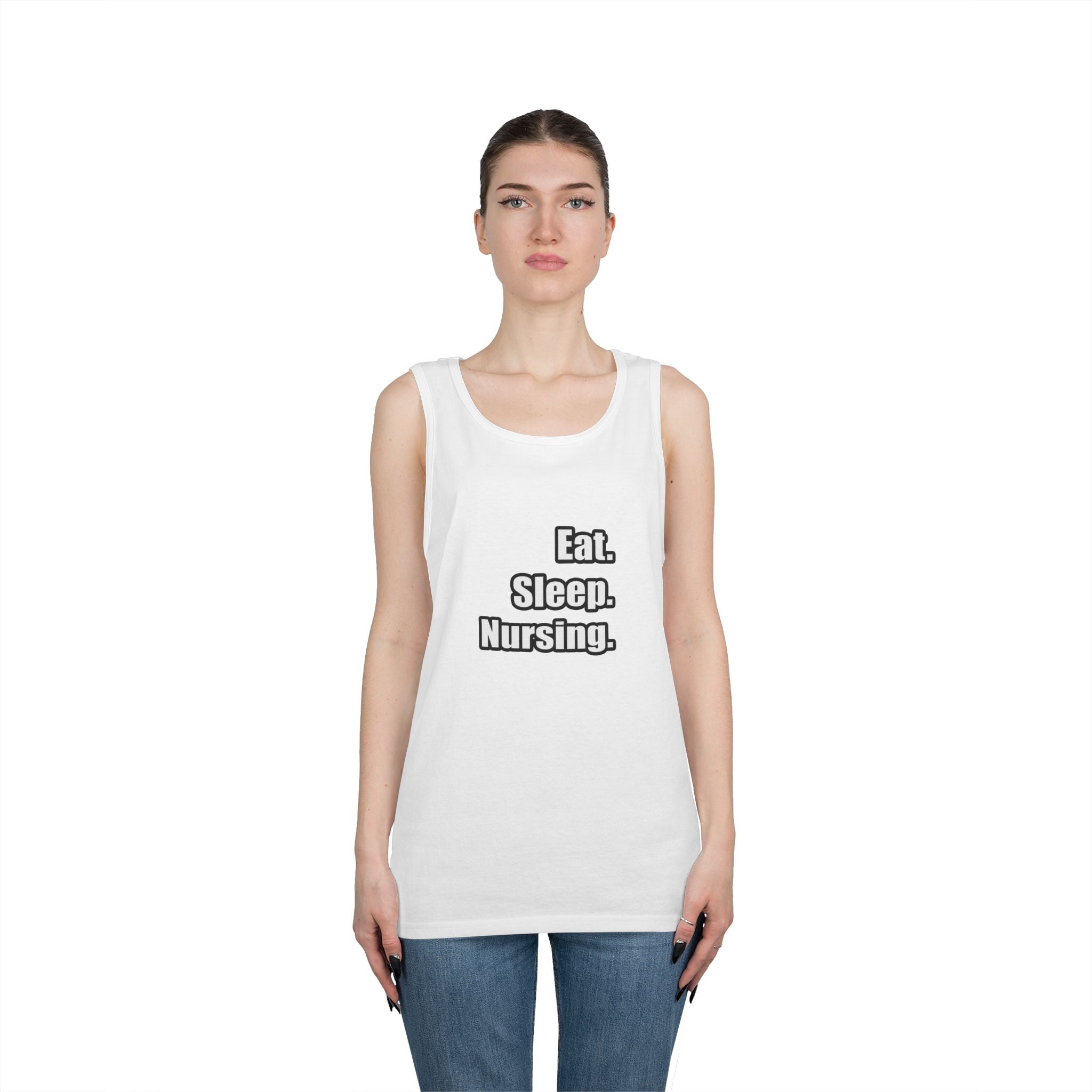 Eat. Sleep. Nursing. - Unisex Heavy Cotton Tank Top
