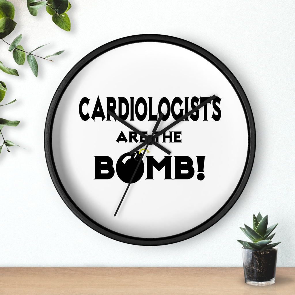 Cardiologists Are The Bomb! - Wall Clock