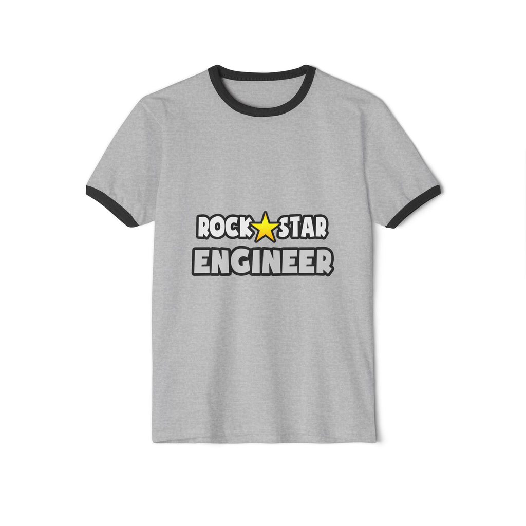 Rock Star Engineer (2) - Unisex Cotton Ringer T-Shirt