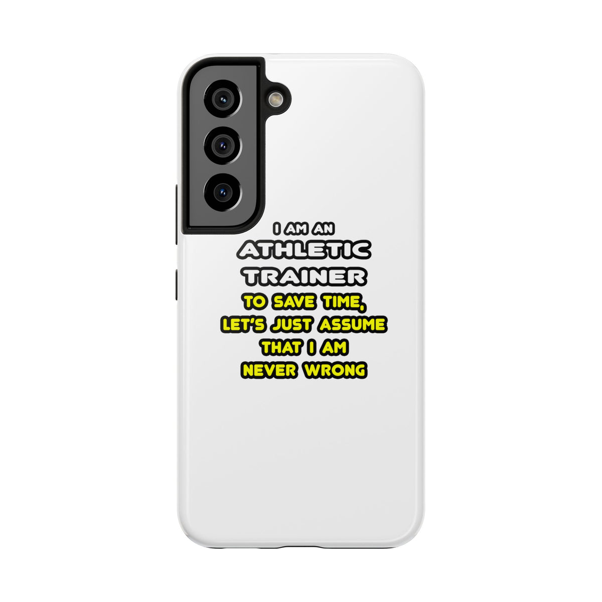 Funny Athletic Trainer T Shirts - Tough Phone Cases