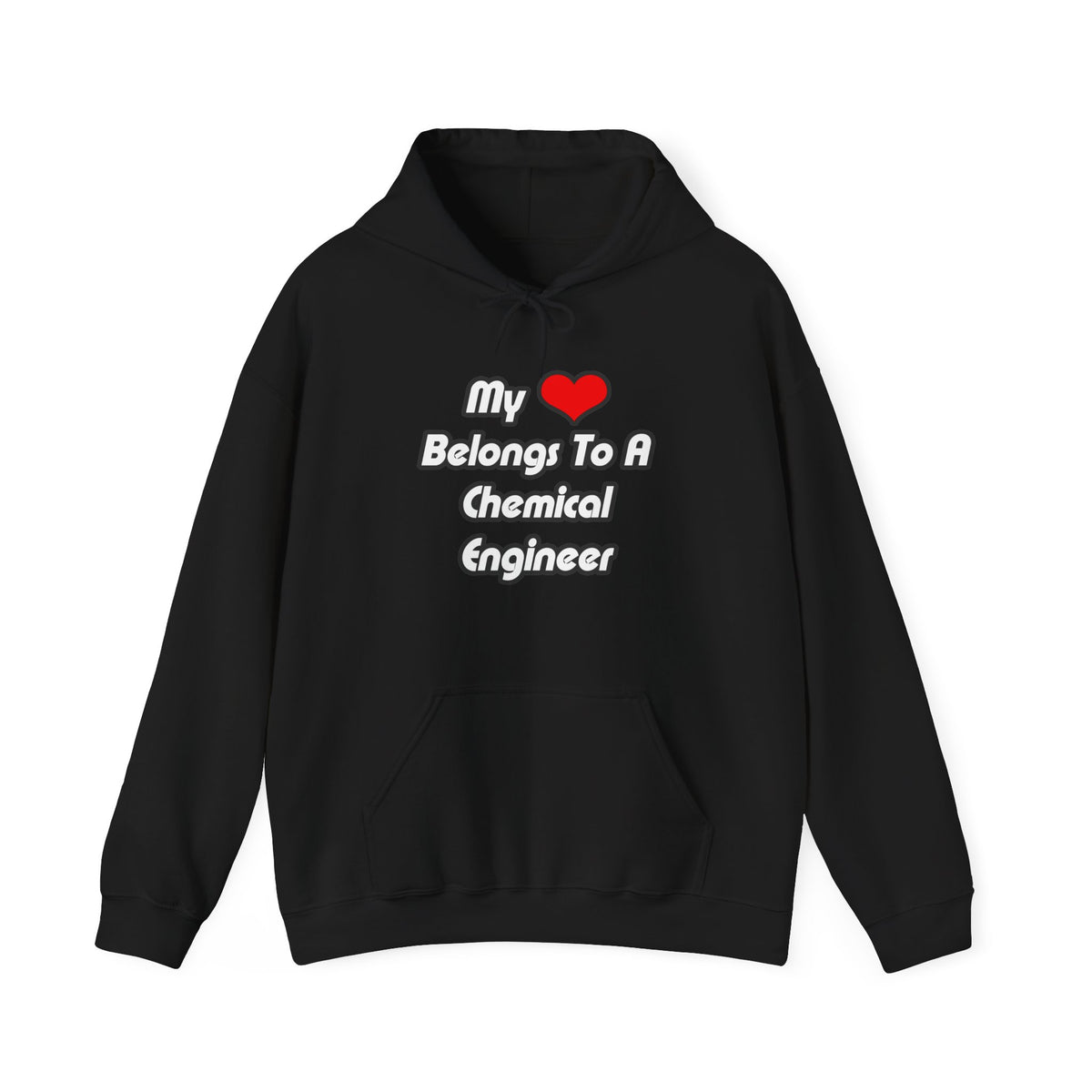 My Heart Belongs To A Chemical Engineer - Unisex Heavy Blend™ Hooded Sweatshirt