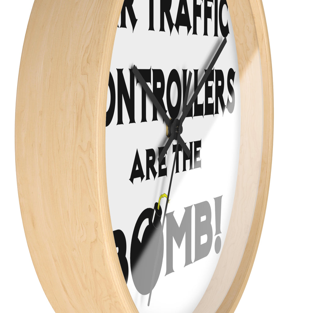 Air Traffic Controllers Are The Bomb! - Wall Clock