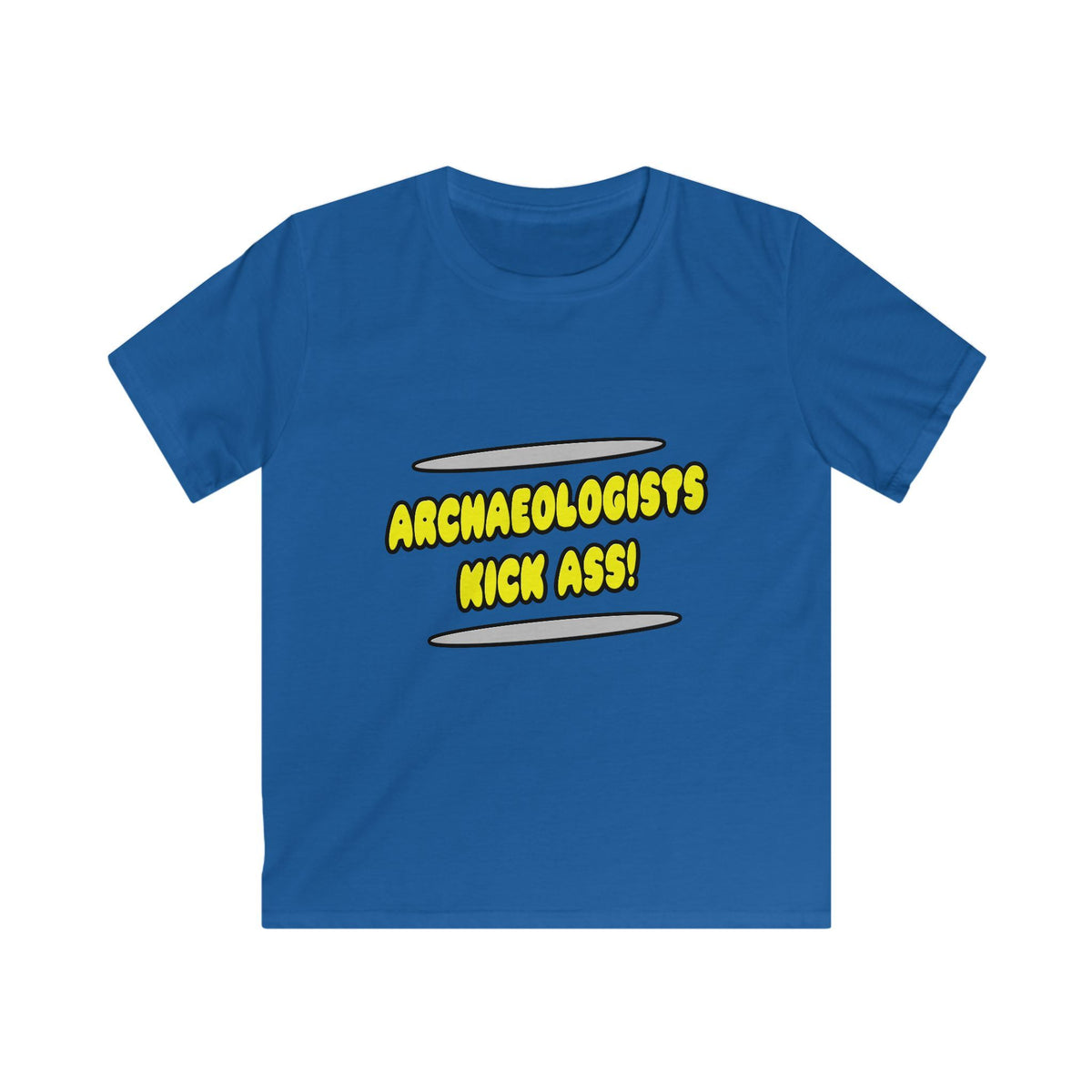Archaeologists Kick Ass! - Kids Softstyle Tee
