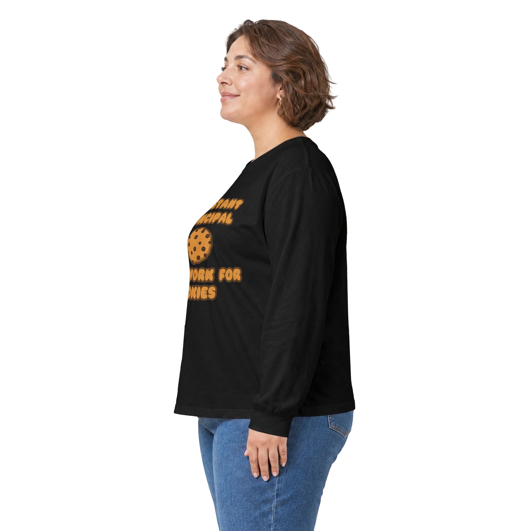 Assistant Principal  .. Will Work for Cookies - Unisex Ultra Cotton Long Sleeve Tee