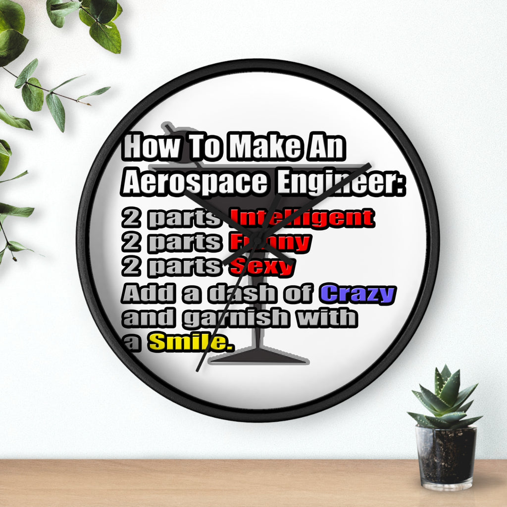 How To Make an Aerospace Engineer - Wall Clock