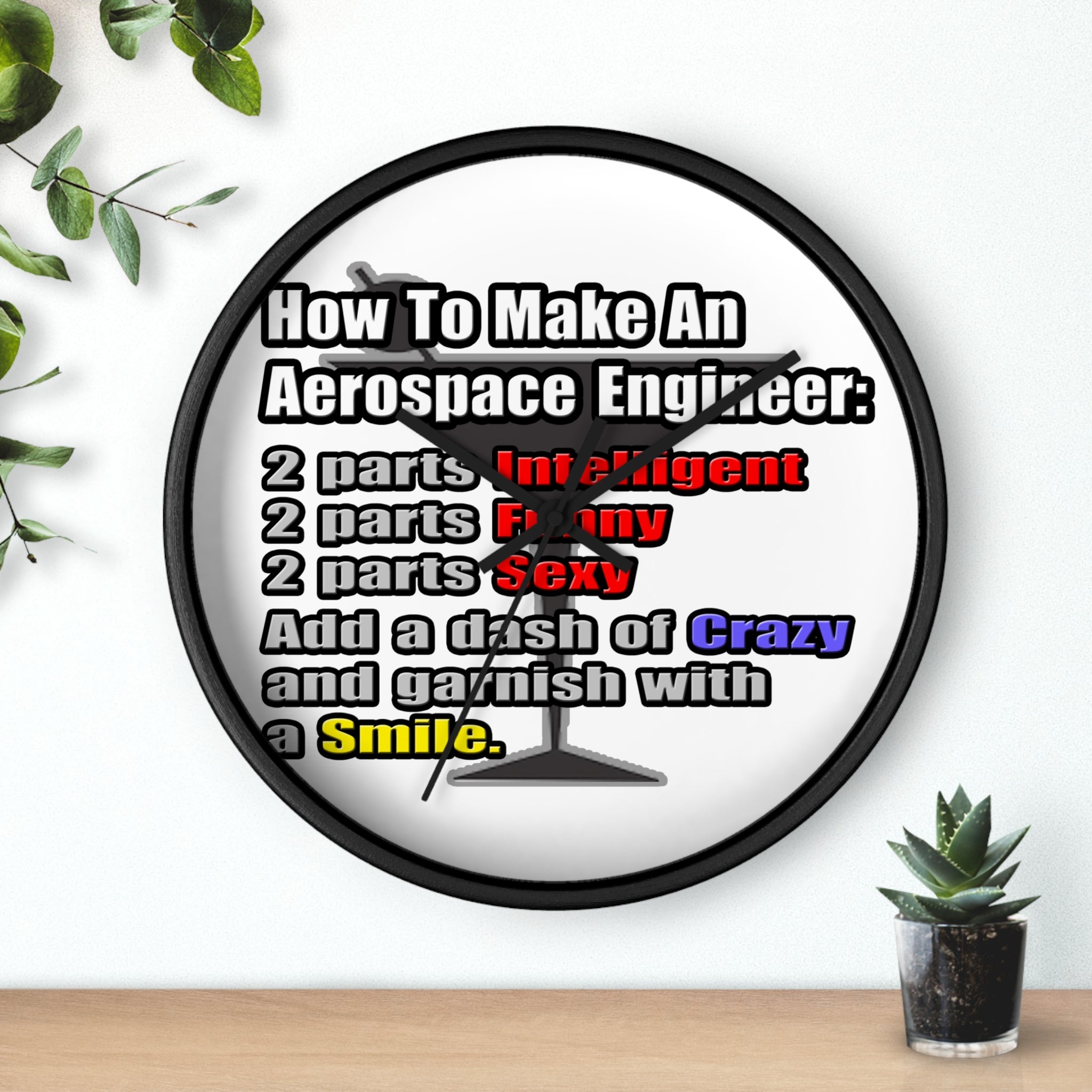 How To Make an Aerospace Engineer - Wall Clock