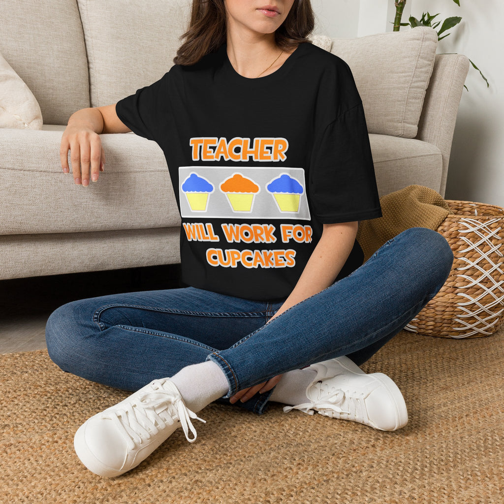 Teacher ... Will Work For Cupcakes - Unisex Softstyle T-Shirt