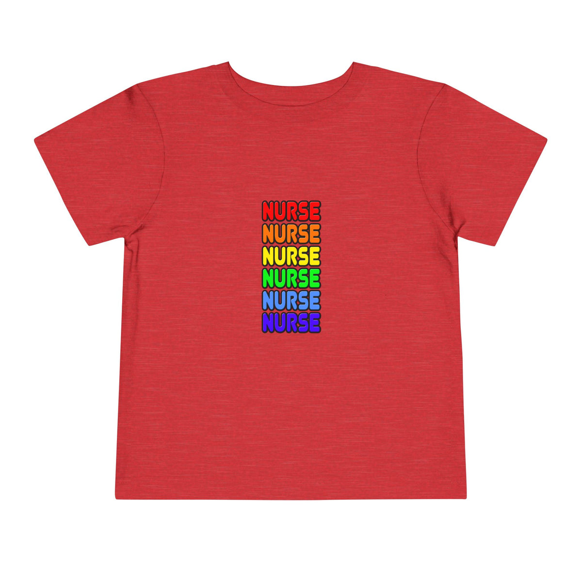 Rainbow Nurse - Toddler Short Sleeve Tee