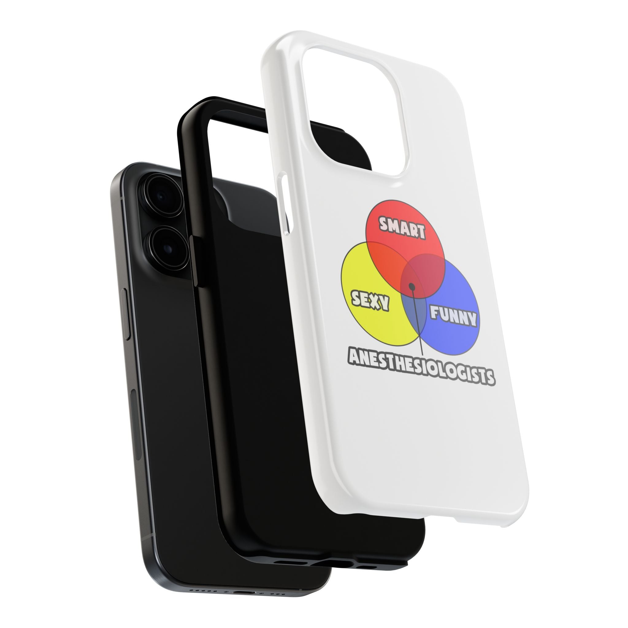 Venn Diagram .. Anesthesiologists - Tough Phone Cases