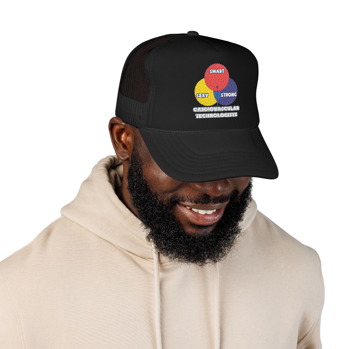 Venn Diagram .. Cardiovascular Technologists - Foam Trucker Hat