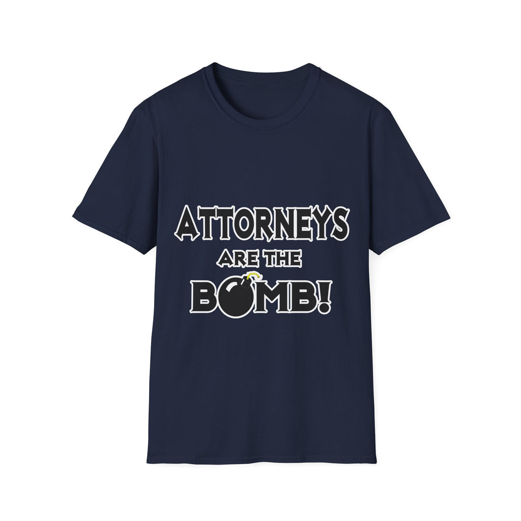 Attorneys Are The Bomb! - Unisex Softstyle T-Shirt