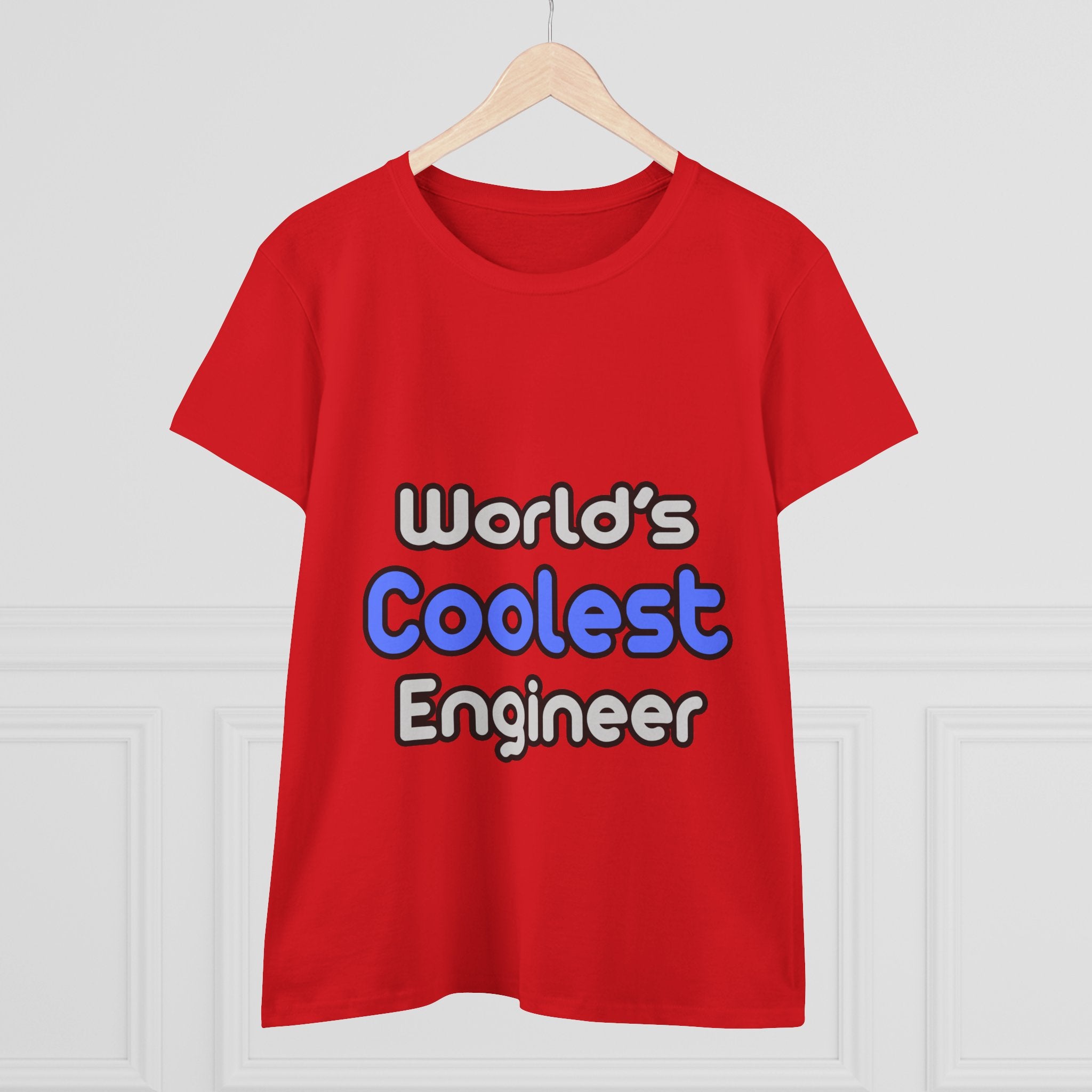 World's Coolest Engineer - Women's Midweight Cotton Tee