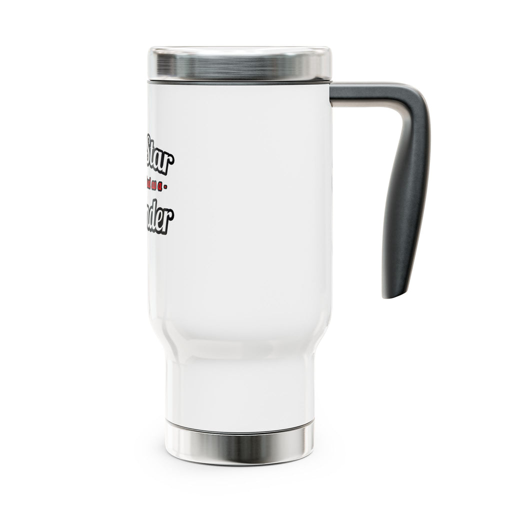 Porn Star... Bartender - Stainless Steel Travel Mug with Handle, 14oz