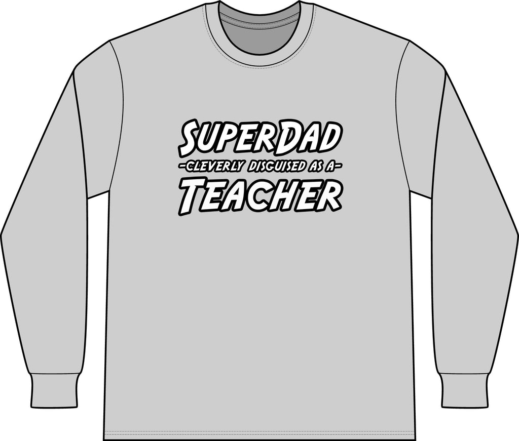 superdad dark teacher - Unisex Long Sleeve T-Shirt