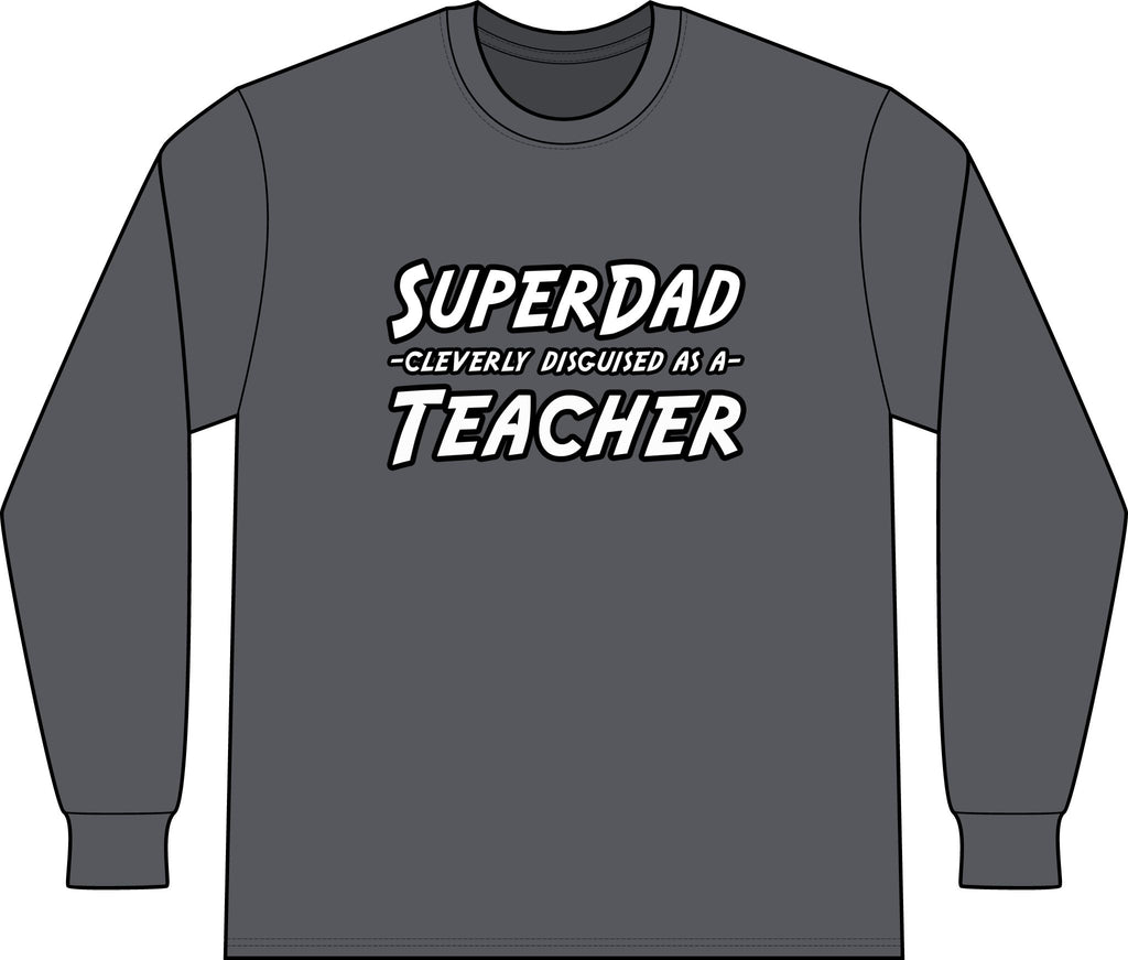 superdad dark teacher - Unisex Long Sleeve T-Shirt