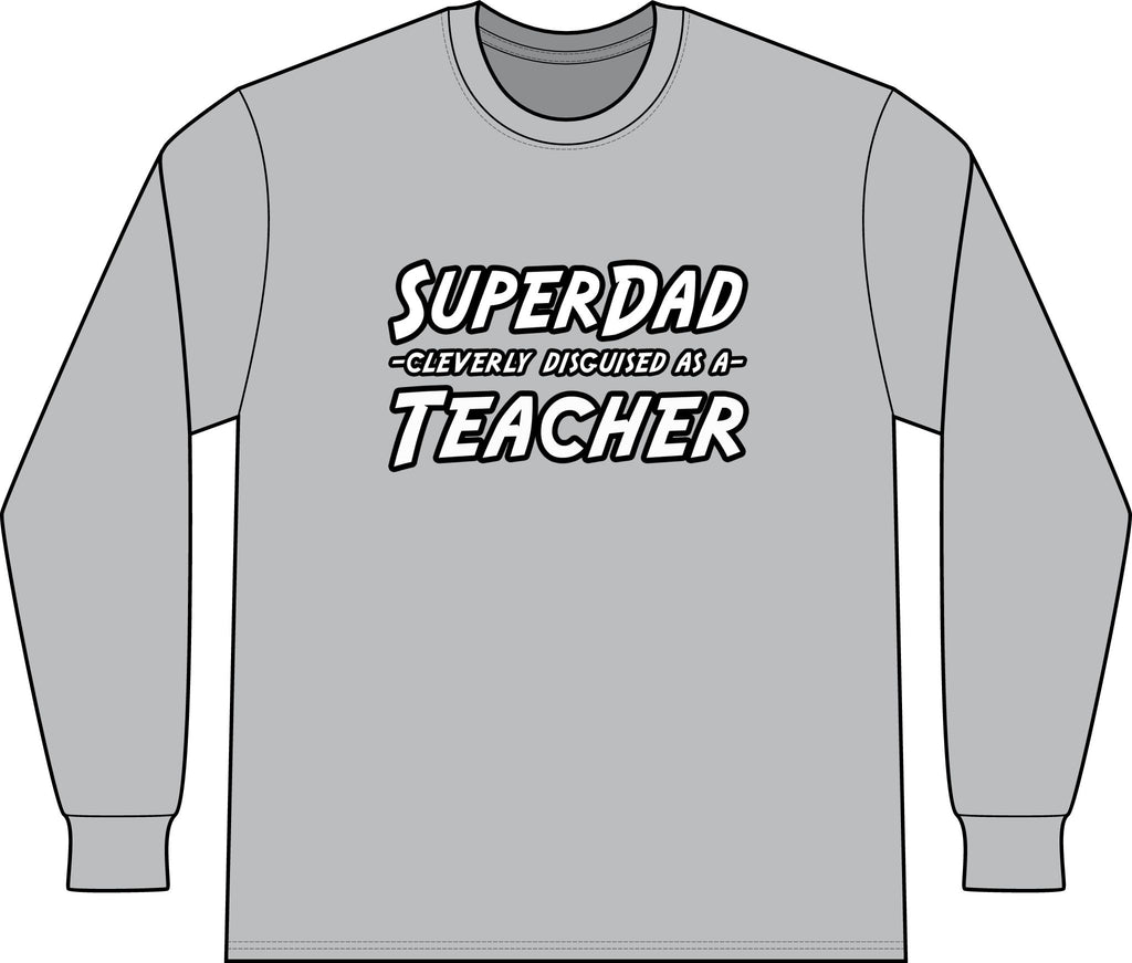 superdad dark teacher - Unisex Long Sleeve T-Shirt