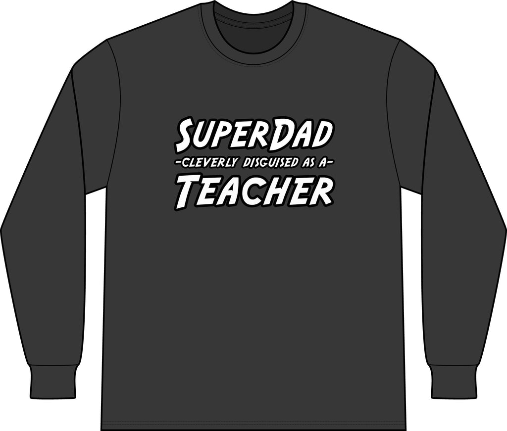 superdad dark teacher - Unisex Long Sleeve T-Shirt